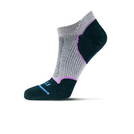 Fits F3103 Ultra Light Runner No Show Sock (Unisex) - Titanium Accessories - Socks - Performance - The Heel Shoe Fitters