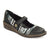 Aetrex Janine Mary Jane (Women) - Charcoal Dress-Casual - Mary Janes - The Heel Shoe Fitters